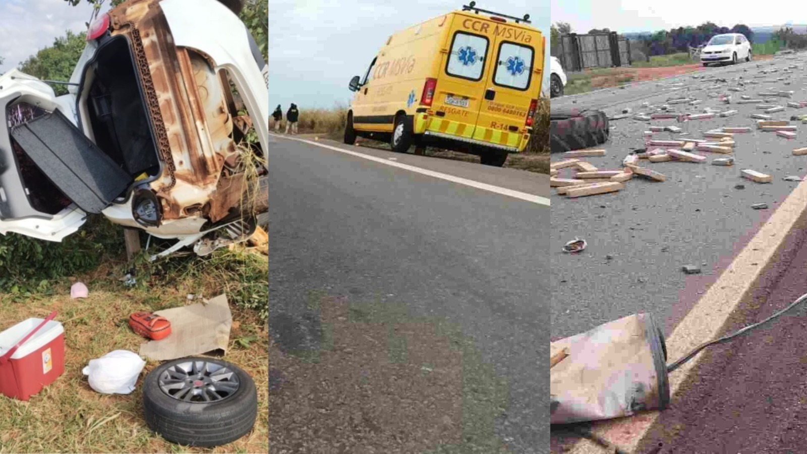 Violência no trânsito: Mato Grosso do Sul tem 4 mortes em rodovias no fim de semana