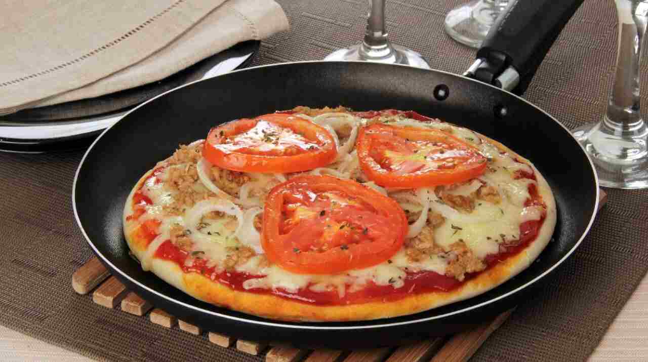 pizza de frigideira