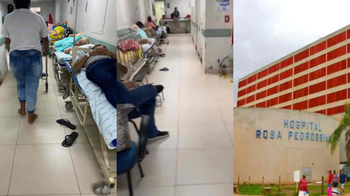 corredores lotados hospital regional